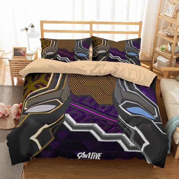 Black Panther 14 Duvet Cover and Pillowcase Set Bedding Set Black Panther 14 Duvet Cover and Pillowcase Set Bedding Set