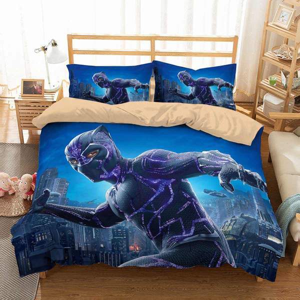 Black Panther 7 Duvet Cover and Pillowcase Set Bedding Set Black Panther 7 Duvet Cover and Pillowcase Set Bedding Set