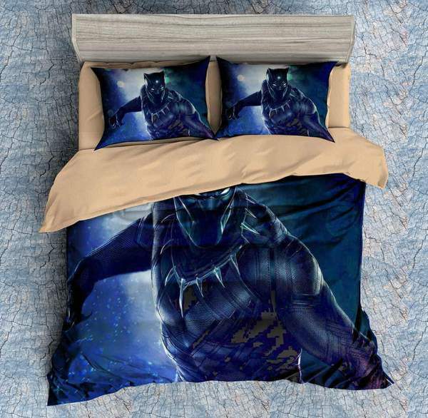 Black Panther Duvet Cover and Pillowcase Set Bedding Set Black Panther Duvet Cover and Pillowcase Set Bedding Set