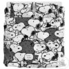 Black Snoopy Bedding Set
