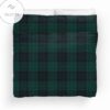 Black Watch Tartan Duvet Cover Bedding Set