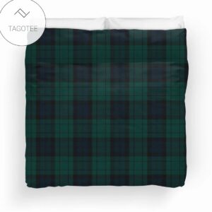 Black Watch Tartan Duvet Cover Bedding Set