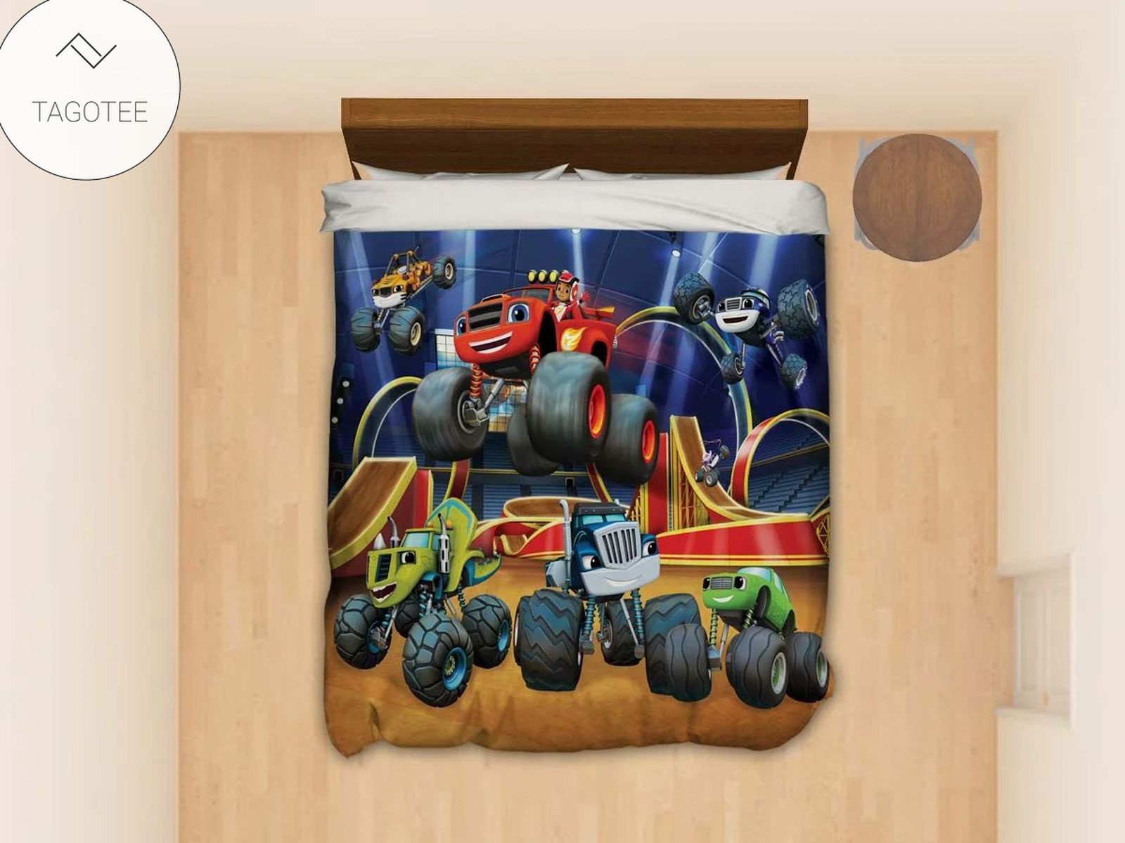 Blaze And The Monster Machines #075 Bedding Set (Duvet Cover & Pillowcases)- Blaze And The Monster Machines #075 Bedding Set (Duvet Cover & Pillowcases)-