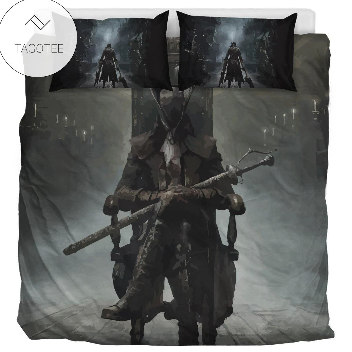 Bloodborne Bedding Set (Duvet Cover & Pillow Cases)- Bloodborne Bedding Set (Duvet Cover & Pillow Cases)-