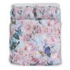 Blossom Floral Flower Pattern Print Duvet Cover and Pillowcase Set Bedding Set