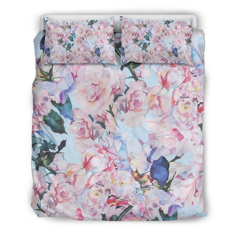 Blossom Floral Flower Pattern Print Duvet Cover and Pillowcase Set Bedding Set Blossom Floral Flower Pattern Print Duvet Cover and Pillowcase Set Bedding Set