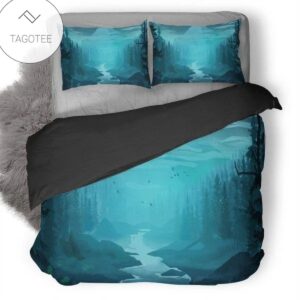 Blue Forest Minimal Bedding Set