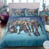 Blue Fortnite Game Bedding Set