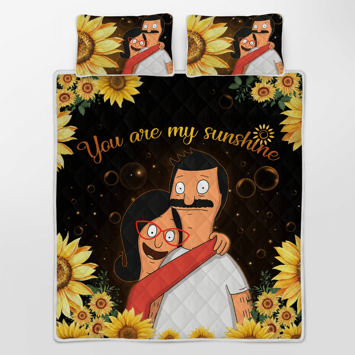 Bob’S Burgers You Are My Sunshine Quilt Bedding Set Bob’S Burgers You Are My Sunshine Quilt Bedding Set