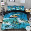 Boba Surfing Summer Beach Bedding Set