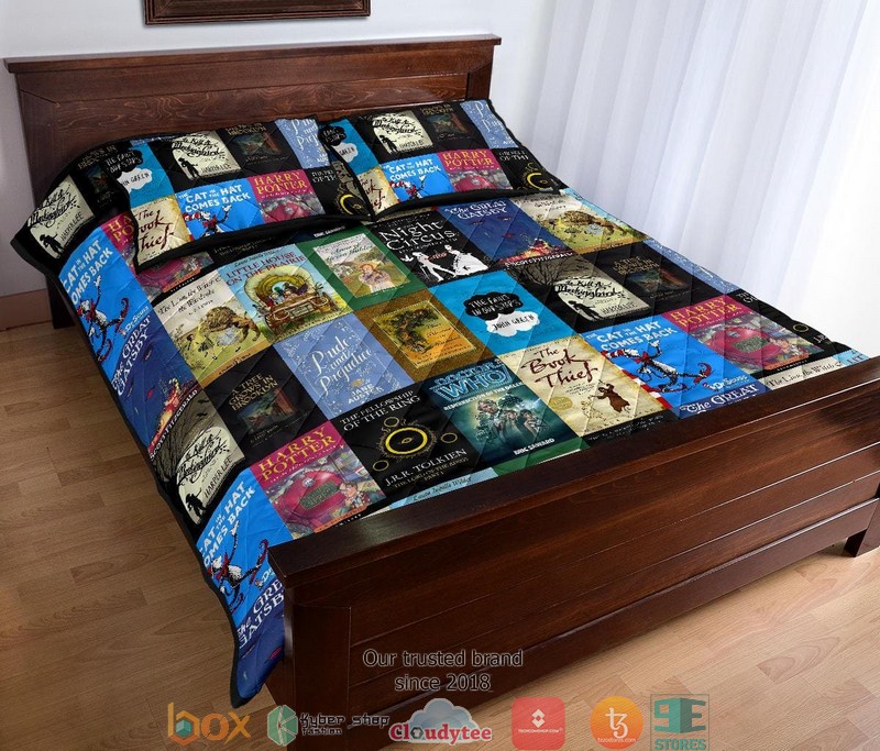 Book Covers Quilt Bedding Set Book Covers Quilt Bedding Set