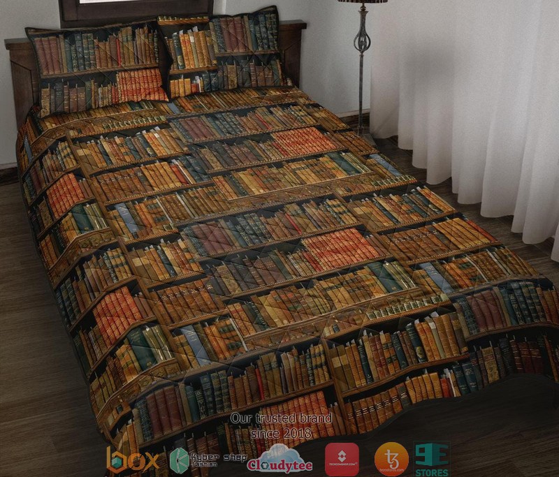 Bookish-Pattern-Quilt-Bedding-Set-1