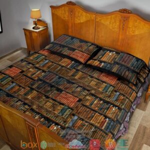 Bookish Pattern Quilt Bedding Set