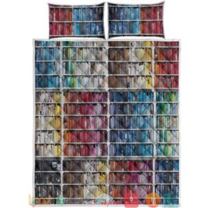 Bookish Quilt Bedding Set