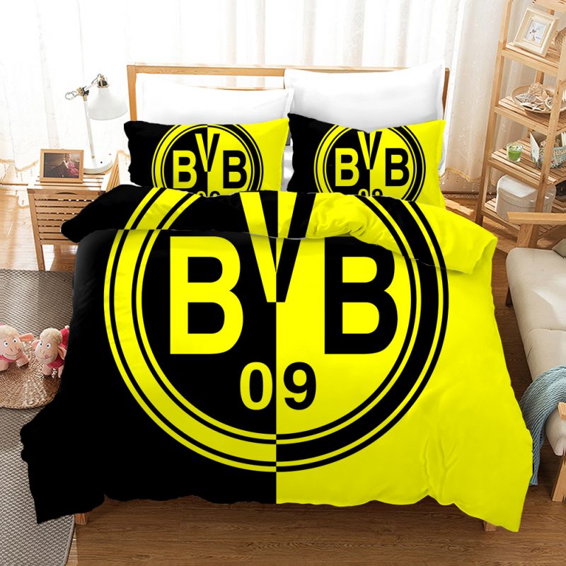 Borussia Dortmund Duvet Cover and Pillowcase Set Bedding Set Borussia Dortmund Duvet Cover and Pillowcase Set Bedding Set