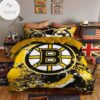 Boston Bruins Bedding Set Sleepy Halloween And Christmas (Duvet Cover & Pillow Cases)-