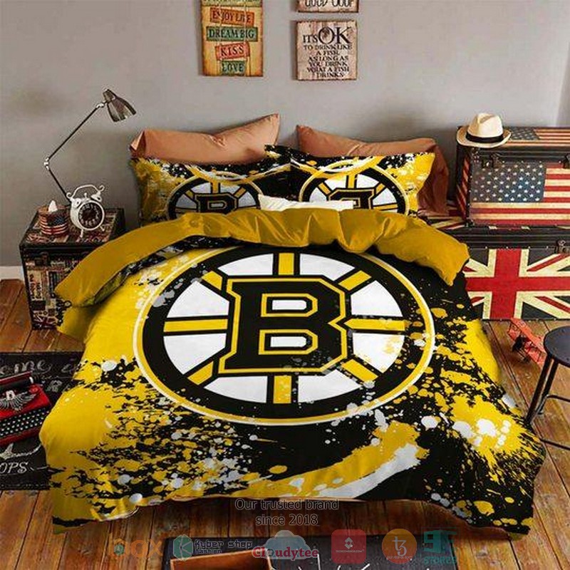 Boston Bruins Nhl Bedding Set Boston Bruins Nhl Bedding Set