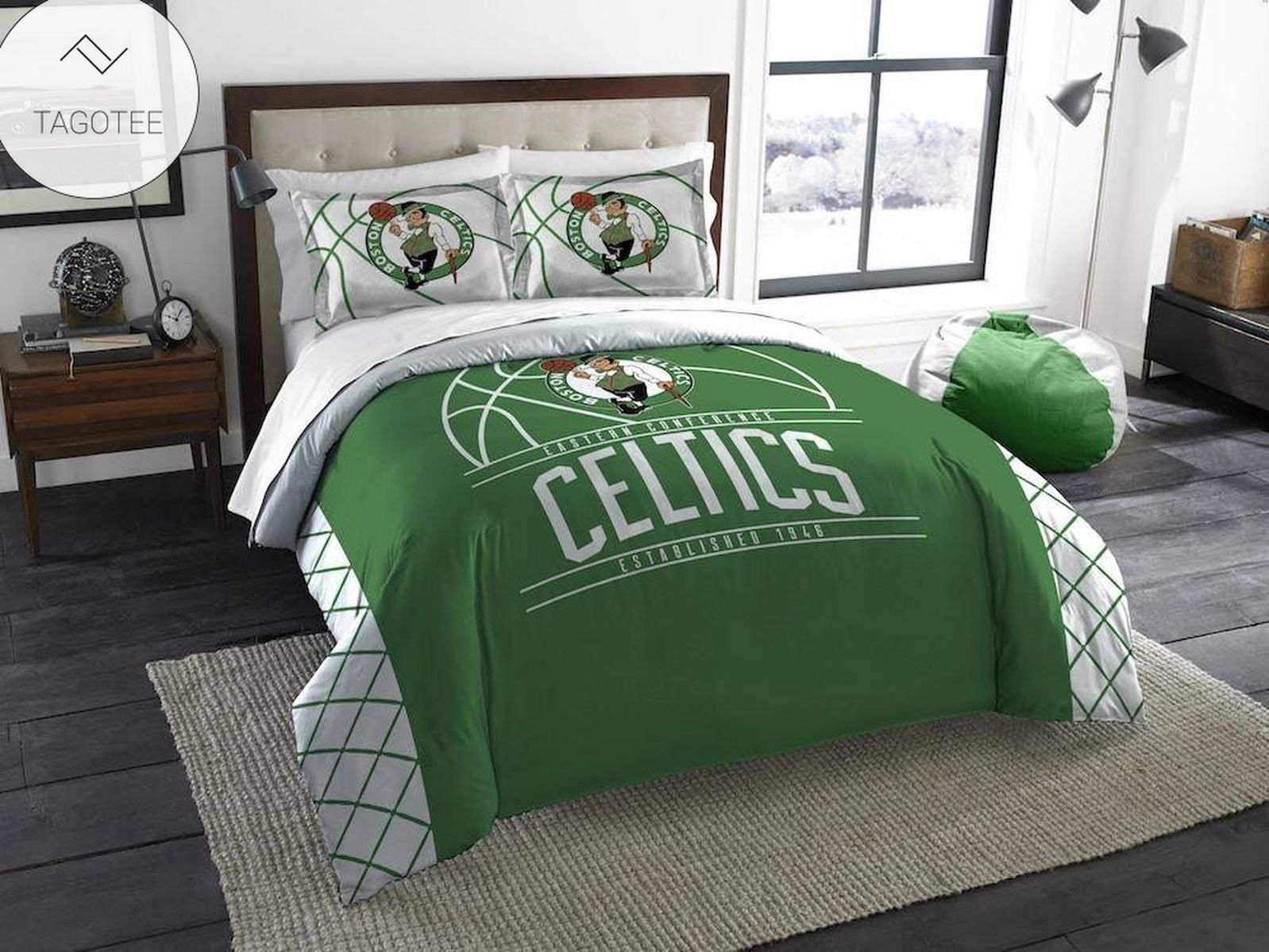 Boston Celtics Bedding Set (Duvet Cover & Pillow Cases) Boston Celtics Bedding Set (Duvet Cover & Pillow Cases)
