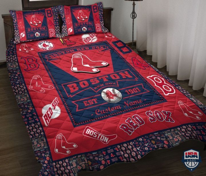 Boston-Red-Sox-Mlb-Logo-History-Personalized-Bedding-Set-1