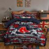 Boston Red Sox Mlb Players Name Bedding Set