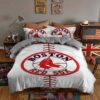 Boston Red Sox Mlb White Bedding Set