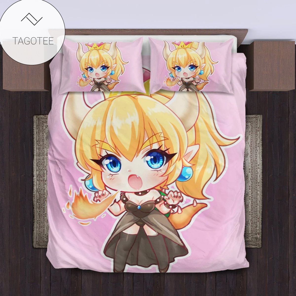 Bowsette Bedding Set- Bowsette Bedding Set-