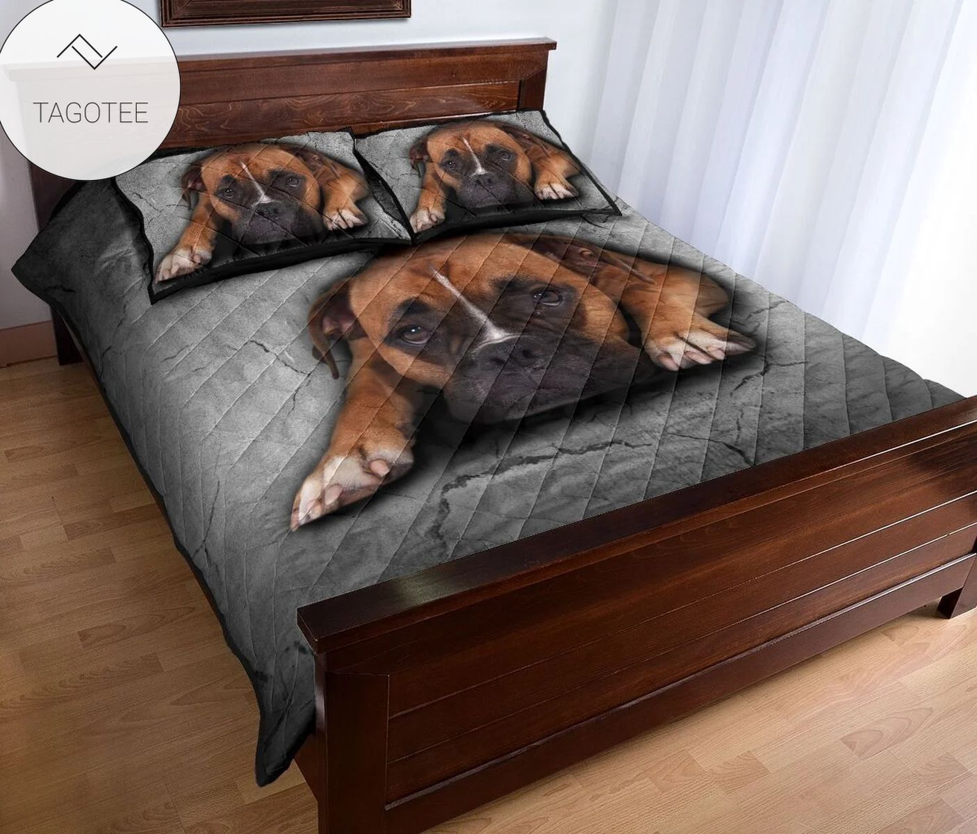 Boxer Dog Bedding Set For Dog Lovers (Duvet Cover & Pillow Cases) Boxer Dog Bedding Set For Dog Lovers (Duvet Cover & Pillow Cases)