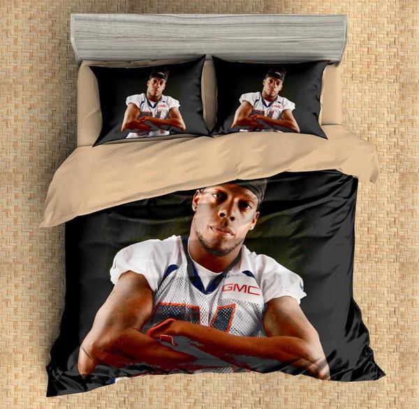 Brandon Marshall Duvet Cover and Pillowcase Set Bedding Set Brandon Marshall Duvet Cover and Pillowcase Set Bedding Set