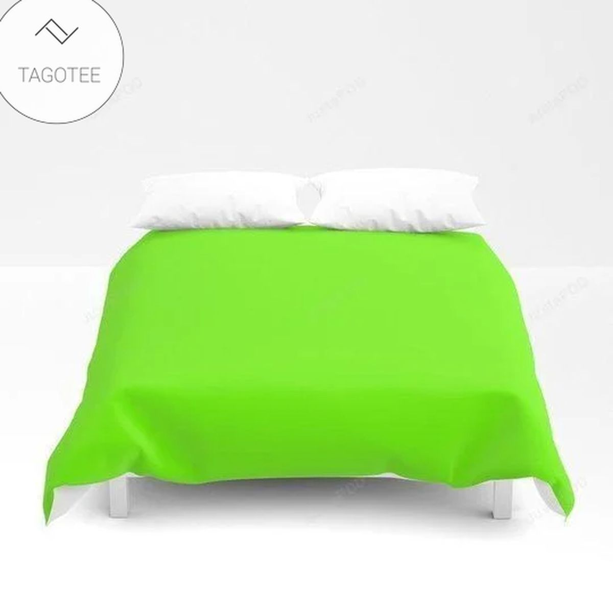 Bright Fluorescent Green Neon Duvet Cover Bedding Sets- Bright Fluorescent Green Neon Duvet Cover Bedding Sets-