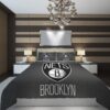 Brooklyn Nets 7 NBA Basketball ize Duvet Cover and Pillowcase Set Bedding Set