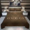 Brown Gucci Inspired Bedding Set