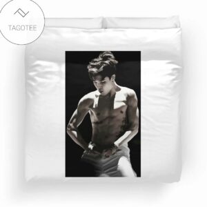 Bts Jimin Portrait Bedding Set For Fans (Duvet Cover & Pillow Cases)-