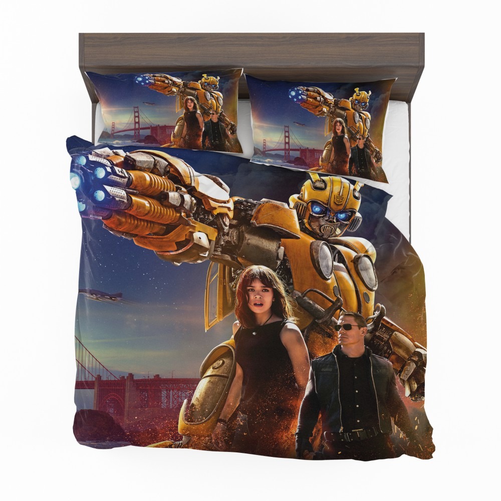 Bumblebee-Movie-Transformers-Hailee-Steinfeld-John-Cena-Bedding-Set-1