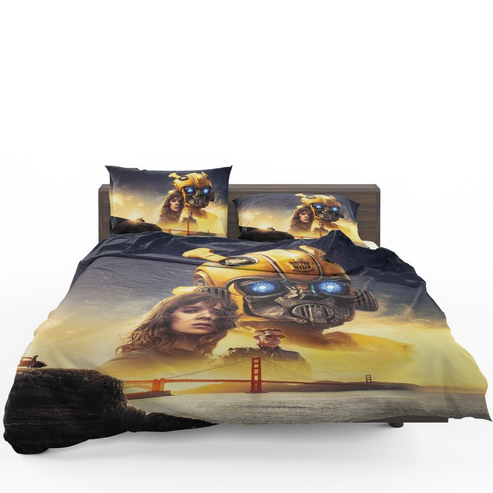 Bumblebee Movie Transformers Hailee Steinfeld Sci-Fi Thriller Bedding Set Bumblebee Movie Transformers Hailee Steinfeld Sci-Fi Thriller Bedding Set