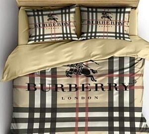 Burberry Checkec Brown Bedding Set