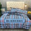 Burberry Checked Blue Bedding Set