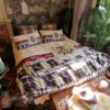 Burberry Checked Khaki 12 Duvet Cover Sheet Cover Pillow Cases Luxury Bedding Sets
