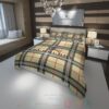 Burberry Cream-Green Inspired Bedding Set