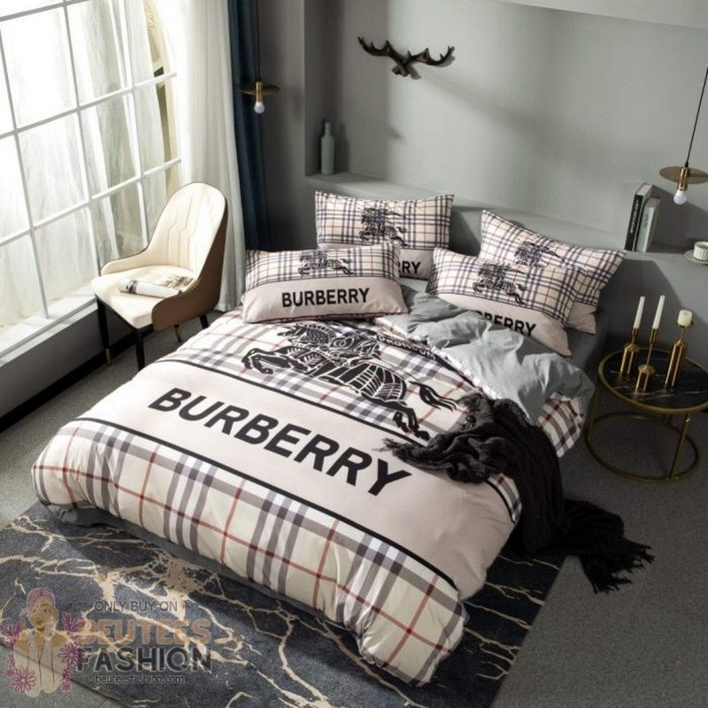 Burberry Cute Khaki Style 2 Duvet Cover Sheet Cover Pillow Cases Luxury Bedding Sets Burberry Cute Khaki Style 2 Duvet Cover Sheet Cover Pillow Cases Luxury Bedding Sets