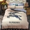 Burberry Khaki Bedding Set