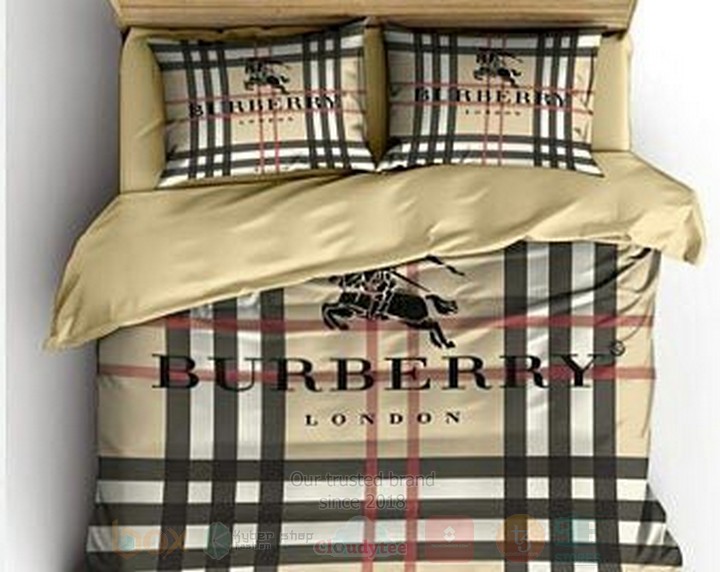 Burberry London Cream Inspired Bedding Set Burberry London Cream Inspired Bedding Set