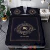 Burberry Luxury Brand Dark Blue Bedding Set