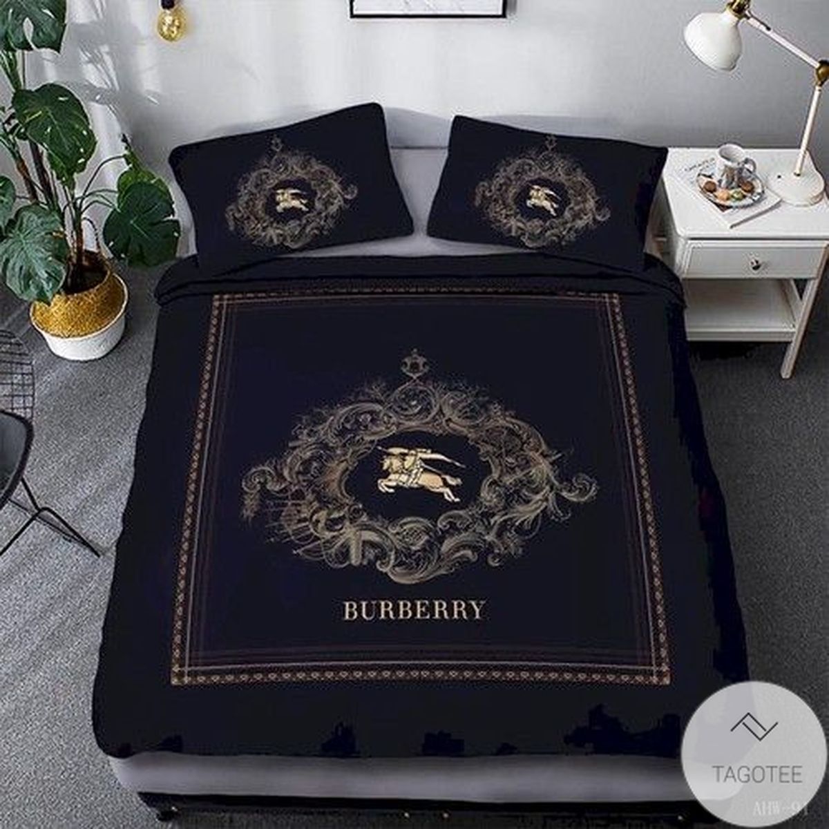 Burberry Luxury Brand Printed Bedding Set Burberry Luxury Brand Printed Bedding Set