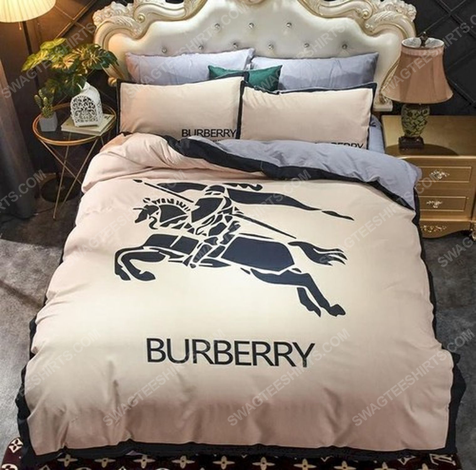 Burberry Symbol Full Print Duvet Cover Bedding Set Burberry Symbol Full Print Duvet Cover Bedding Set