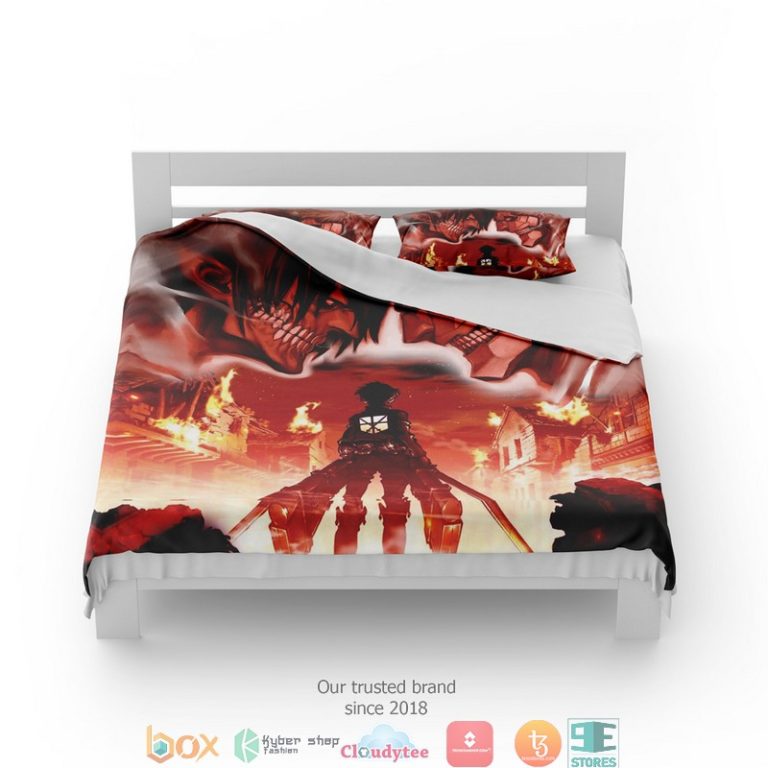 Burning-Attack-On-Titan-Bedding-Set-2