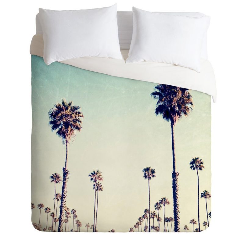 Califormia Palm Trees Duvet Cover and Pillowcase Set Bedding Set Califormia Palm Trees Duvet Cover and Pillowcase Set Bedding Set