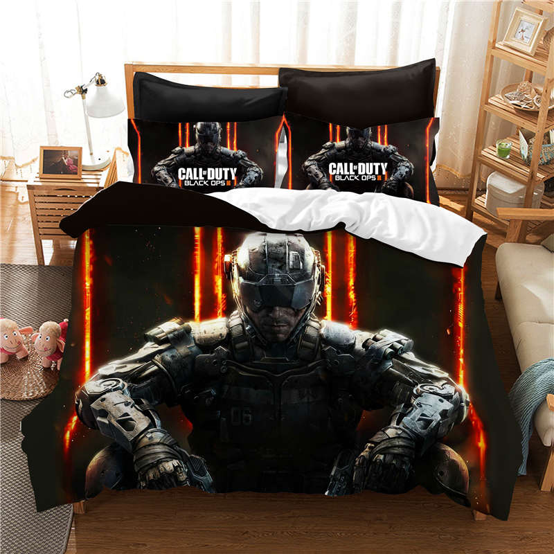 Call Of Duty 1 Duvet Cover and Pillowcase Set Bedding Set Call Of Duty 1 Duvet Cover and Pillowcase Set Bedding Set