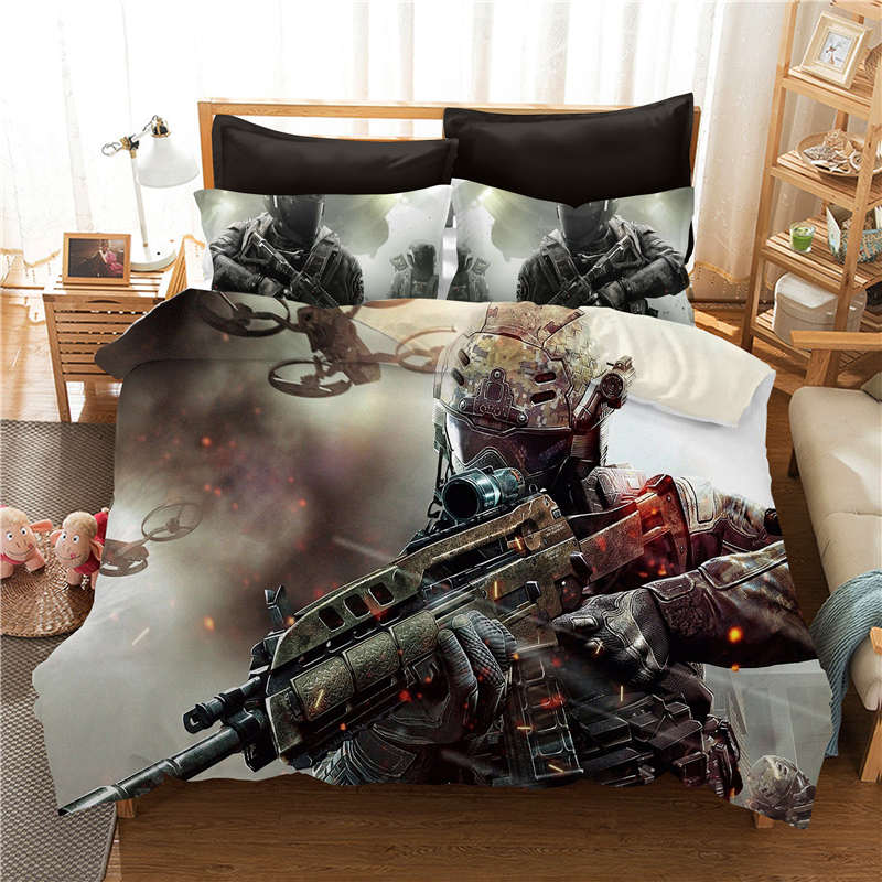 Call Of Duty 4 Duvet Cover and Pillowcase Set Bedding Set Call Of Duty 4 Duvet Cover and Pillowcase Set Bedding Set