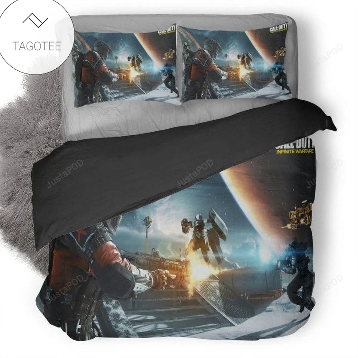 Call Of Duty Infinite Warfare #11 Duvet Cover Bedding Set- Call Of Duty Infinite Warfare #11 Duvet Cover Bedding Set-