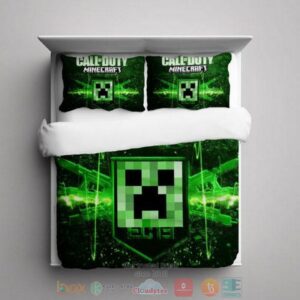 Call Of Duty Minecraft Creeper Bedding Set